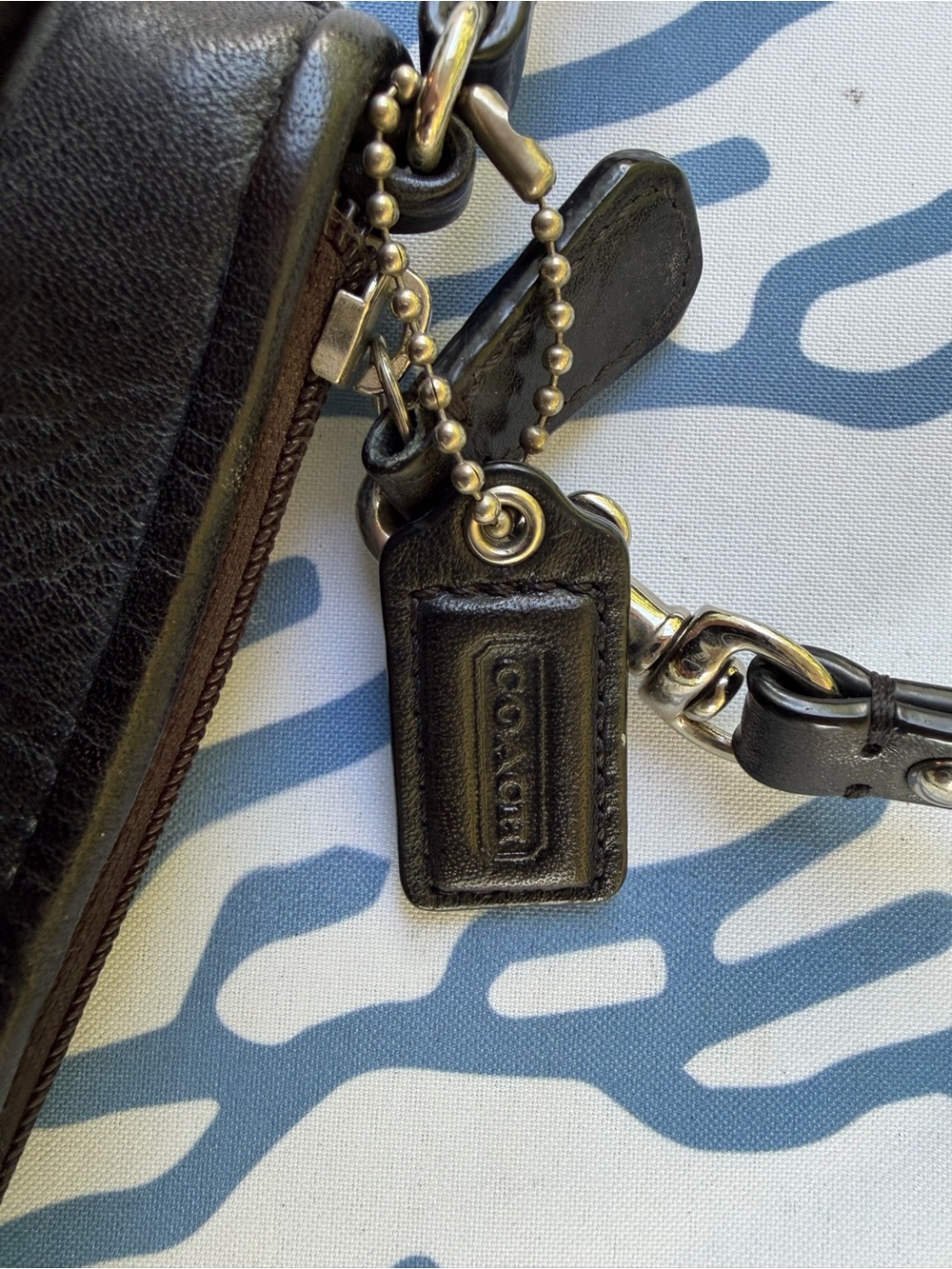Vintage Coach Madison Gathered Leather Wristlet or Clutch - Picture 3 of 6